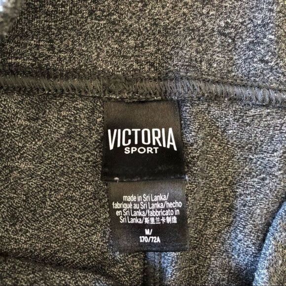 Victoria Sport Cropped Leggings Heather Grey‎ Medium - Picture 7 of 7